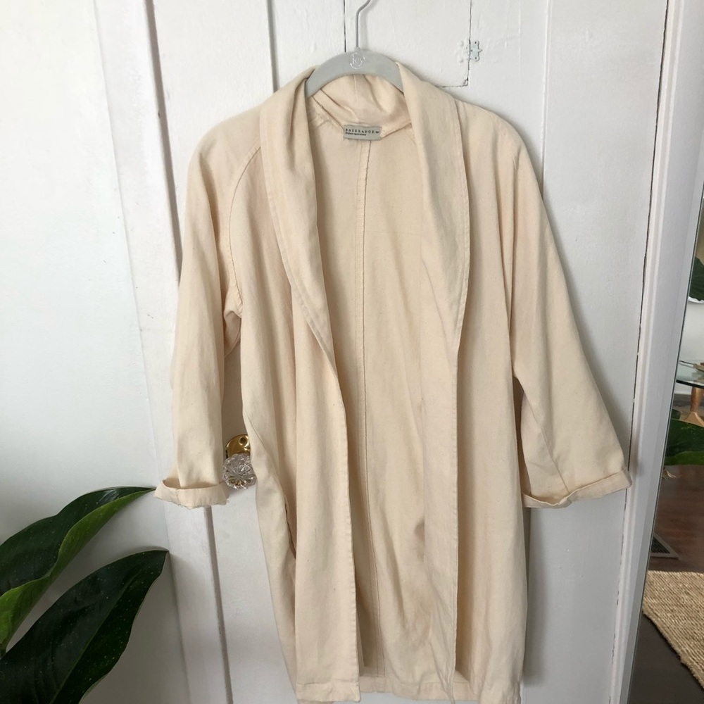 Baserange cream open jacket